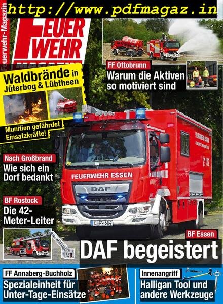 Feuerwehr-Magazin – August 2019 Cover