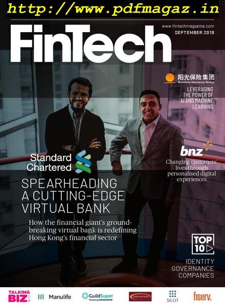 FinTech Magazine – September 2019 Cover