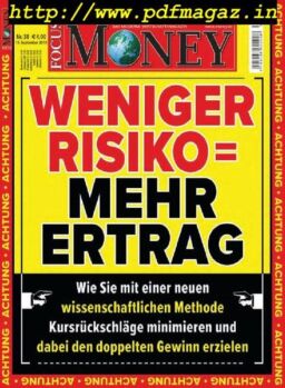 Focus Money – 11 September 2019