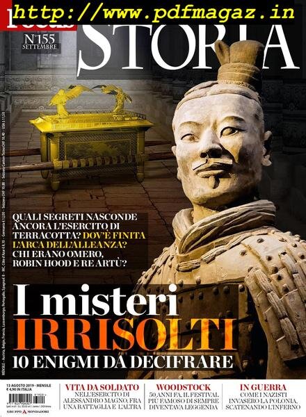 Focus Storia – settembre 2019 Cover