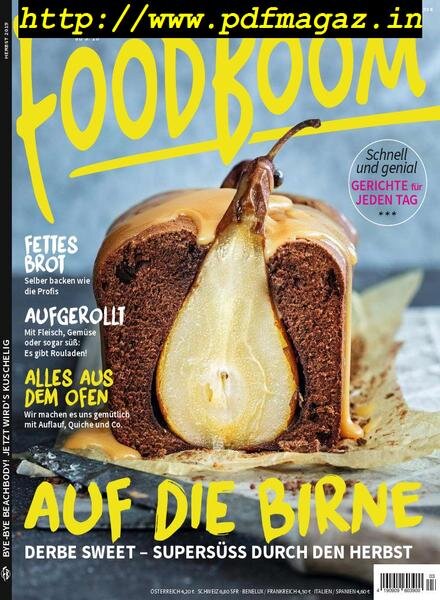 FoodBoom – Herbst 2019 Cover