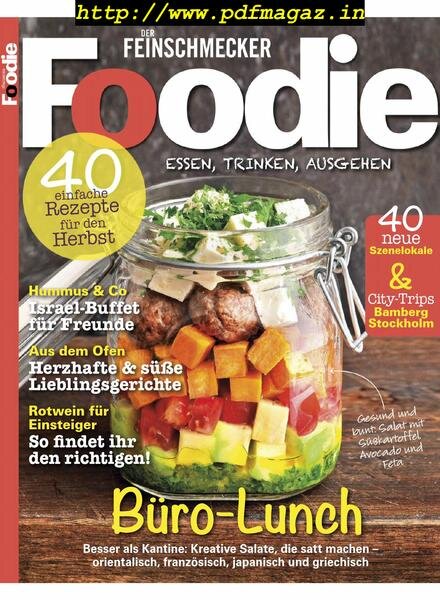 Foodie Germany – September 2019 Cover