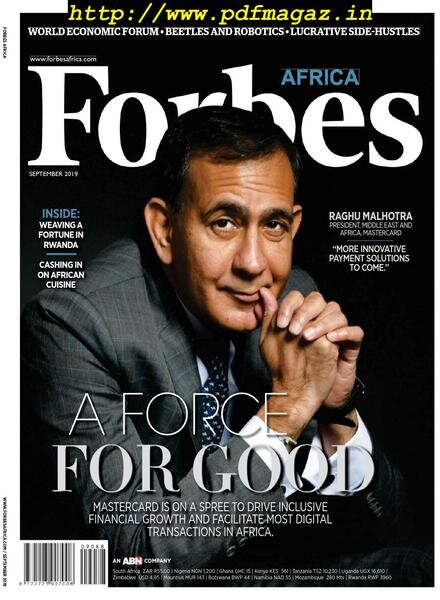Forbes Africa – September 2019 Cover