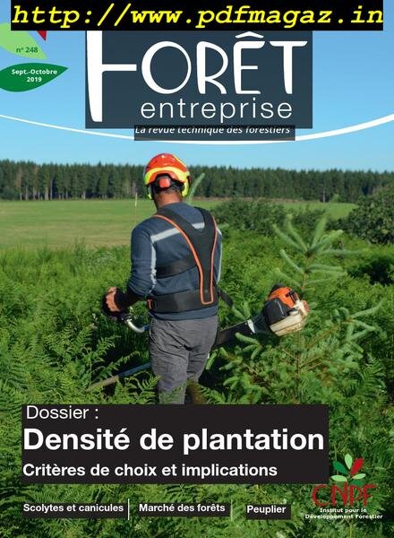 Foret Entreprise – septembre 2019 Cover