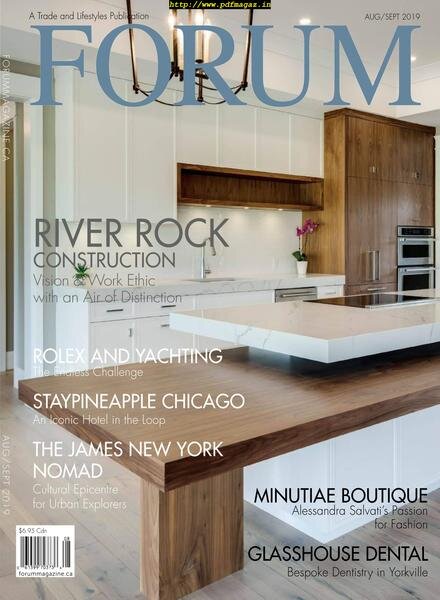 Forum Magazine – August – September 2019 Cover