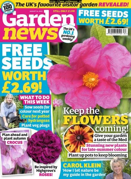 Garden News – 20 August 2019 Cover