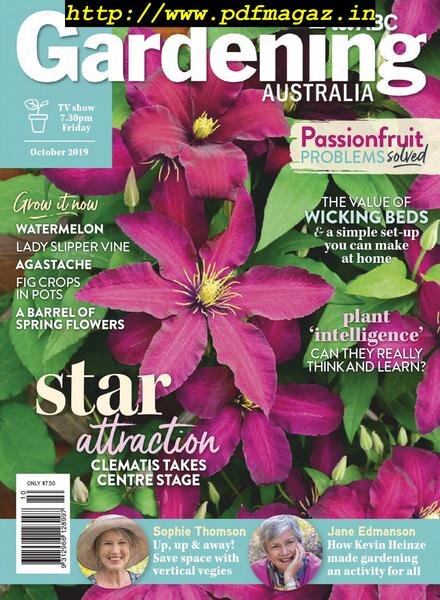 Gardening Australia – October 2019 Cover