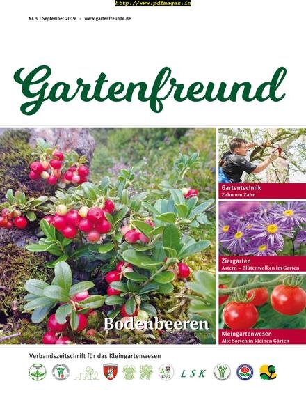 Gartenfreund – September 2019 Cover