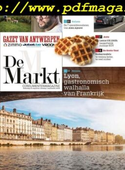 Gazet van Antwerpen De Markt – 31 augustus 2019