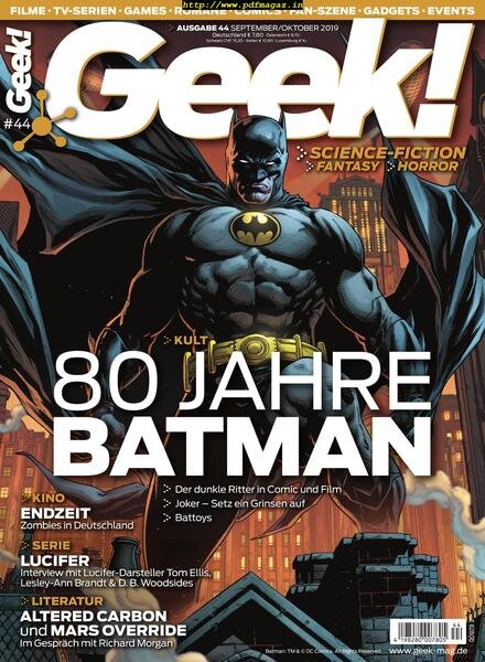 Geek! Germany – September 2019 Cover