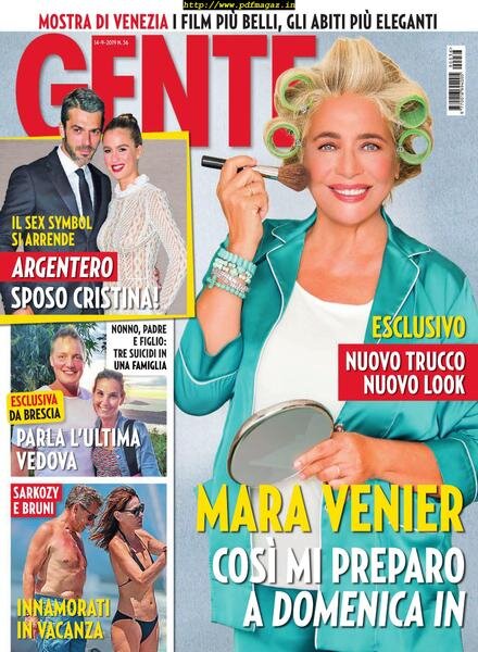 Gente Italia – 14 settembre 2019 Cover