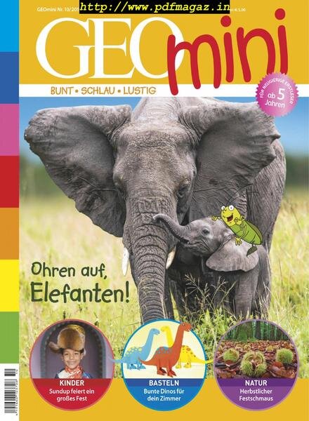 GEOmini – Oktober 2019 Cover