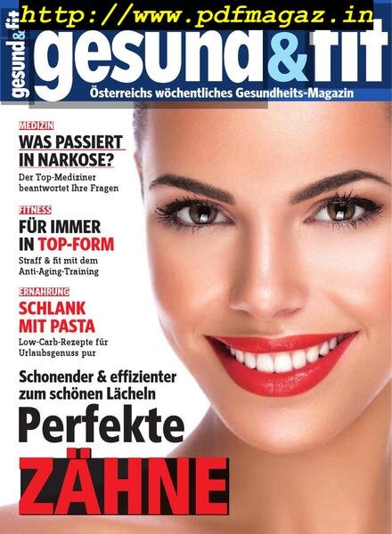 Gesund & Fit – 19 August 2019 Cover