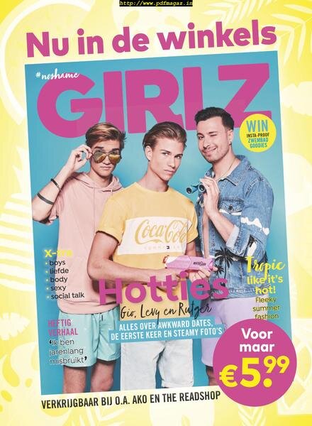 Girlz – augustus 2019 Cover