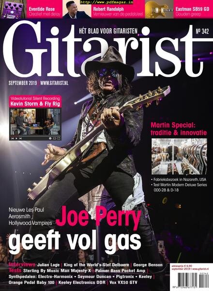 Gitarist Netherlands – september 2019 Cover