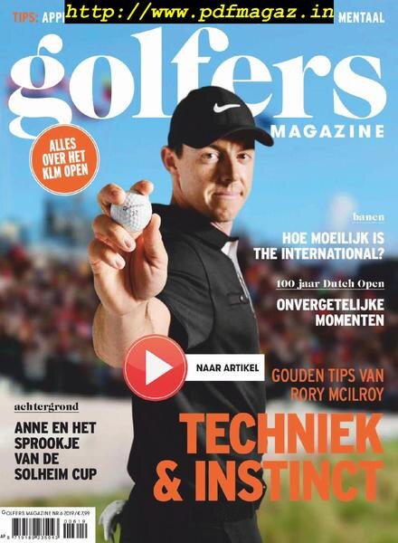 Golfers Magazine – september 2019 Cover