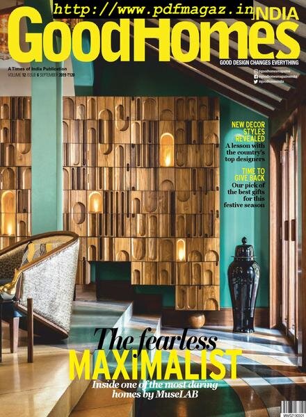 GoodHomes India – September 2019 Cover