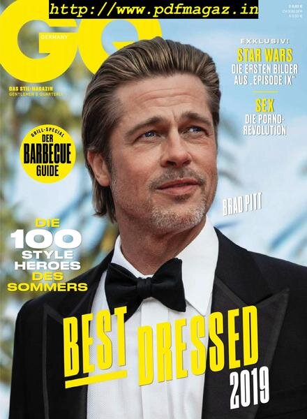 GQ Germany – August 2019 Cover
