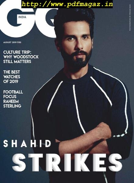 GQ India – August 2019 Cover