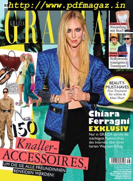 Grazia Germany – 12 September 2019 Cover