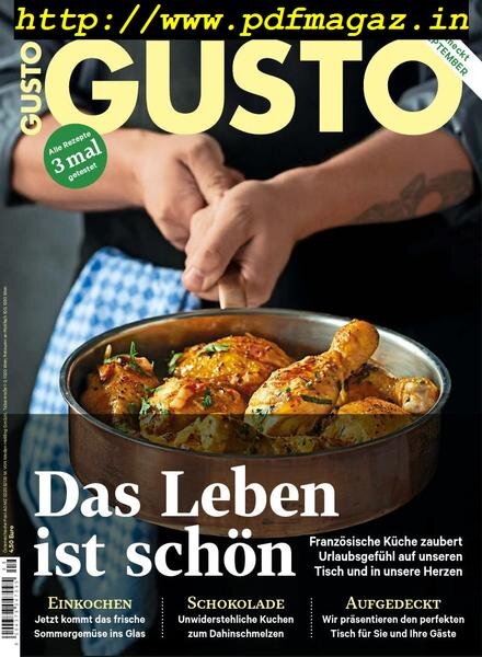 Gusto – August 2019 Cover
