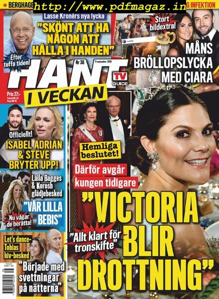 Hant i Veckan – 11 september 2019 Cover
