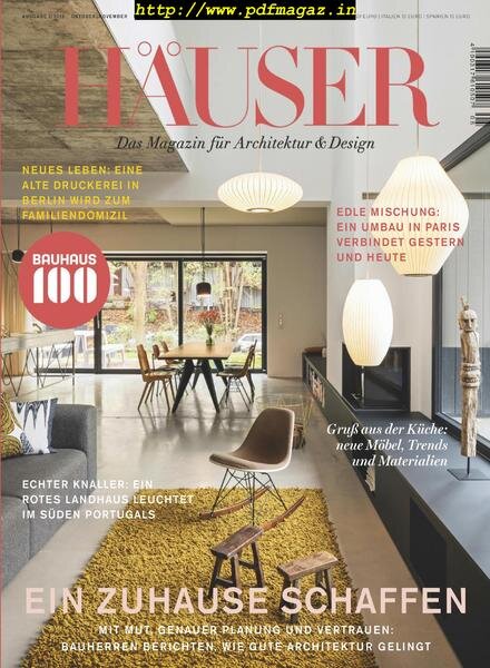 Hauser – September-Oktober 2019 Cover