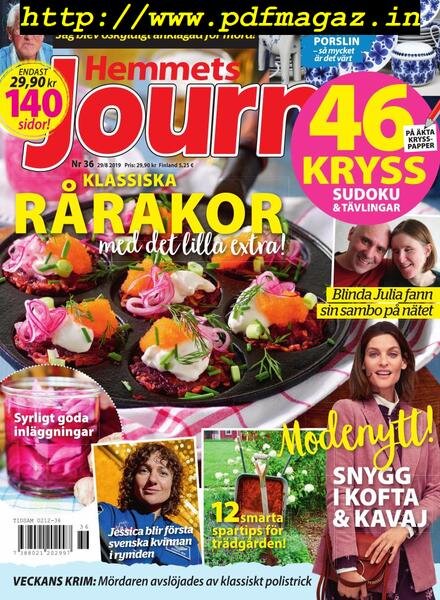 Hemmets Journal – 29 augusti 2019 Cover