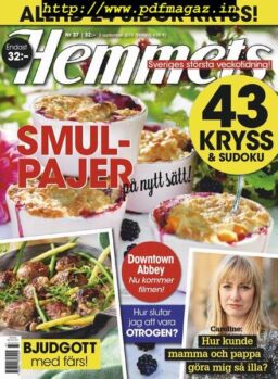 Hemmets Veckotidning – 03 september 2019