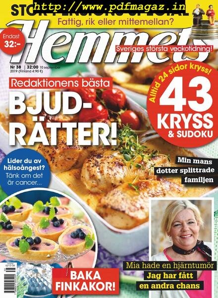 Hemmets Veckotidning – 10 september 2019 Cover