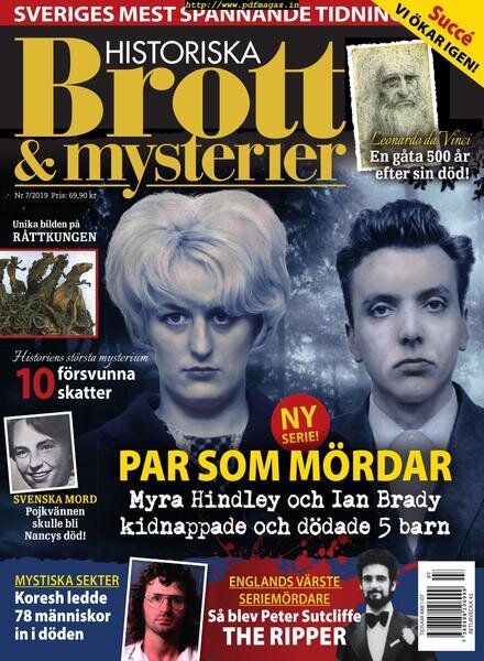 Historiska Brott & Mysterier – 03 september 2019 Cover