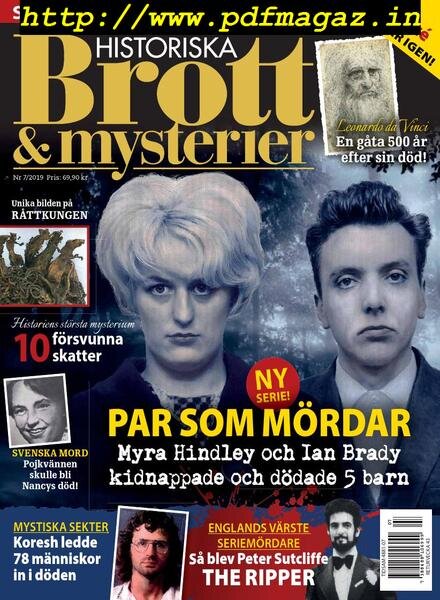 Historiska Brott & Mysterier – september 2019 Cover