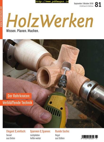 HolzWerken – September-Oktober 2019 Cover