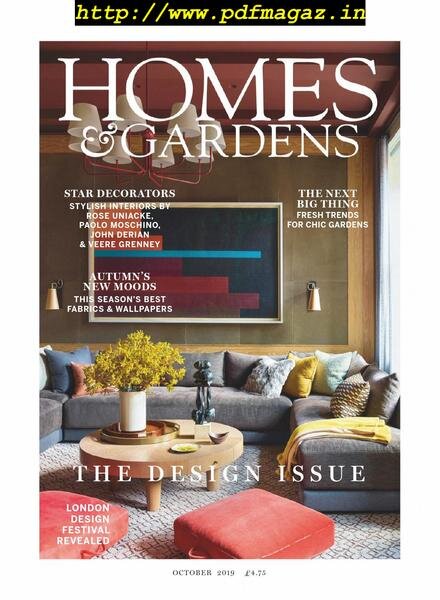 Homes & Gardens UK – October 2019 Cover