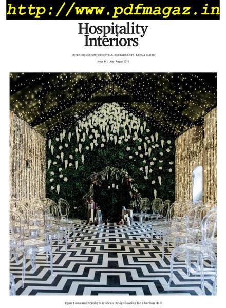 Hospitality Interiors – July-August 2019 Cover