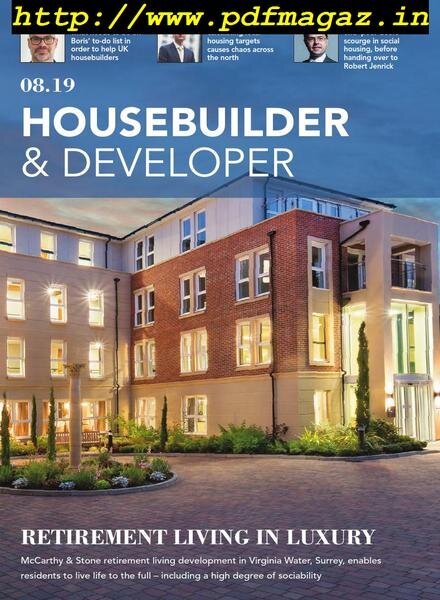 Housebuilder & Developer (HbD) – August 2019 Cover