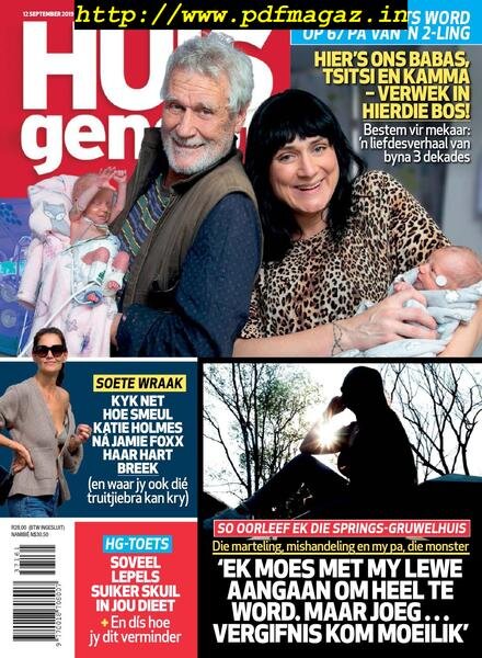Huisgenoot – 12 September 2019 Cover