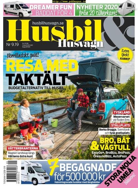 Husbil & Husvagn – 03 september 2019 Cover
