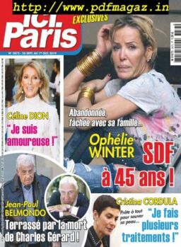 Ici Paris – 25 septembre 2019