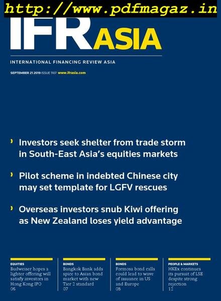 IFR Asia – September 21, 2019 Cover