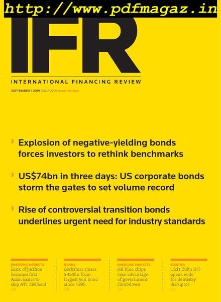 IFR Magazine – September 07, 2019 Cover