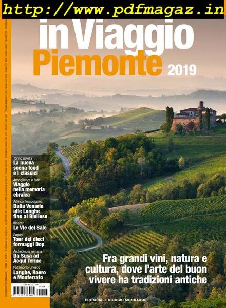 in Viaggio – Settembre 2019 Cover
