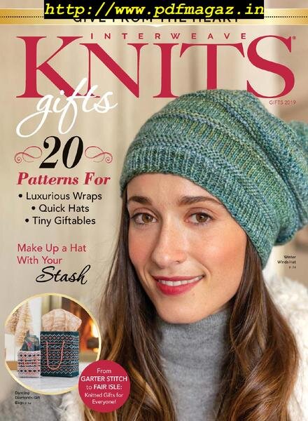 Interweave Knits Holiday – August 2019 Cover