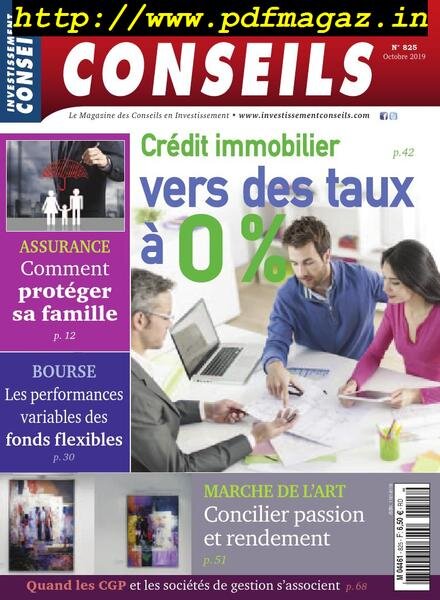 Investissement Conseils – novembre 2019 Cover