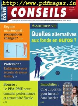 Investissement Conseils – octobre 2019