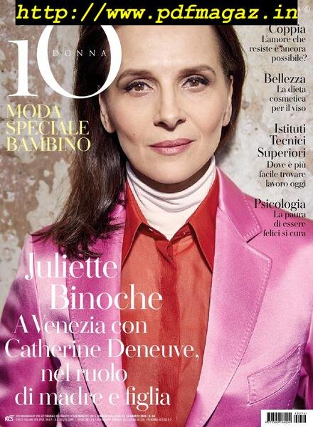 Io Donna del Corriere della Sera – 24 agosto 2019 Cover