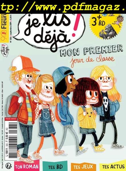 Je Lis Deja – septembre 2019 Cover