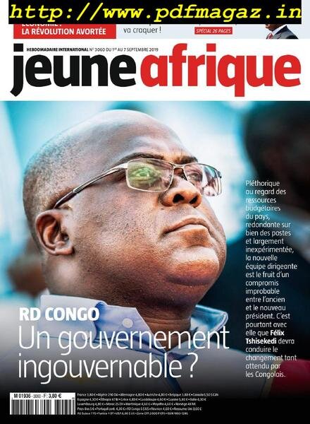 Jeune Afrique – 1er Septembre 2019 Cover