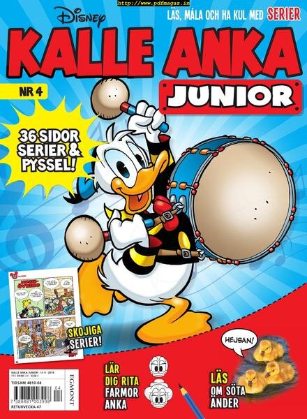 Kalle Anka Junior – 19 september 2019 Cover