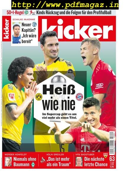 Kicker – 01 August 2019 Cover